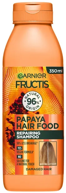 Garnier Fructis Hair Food Șampon reparator cu papaya, 350 ml