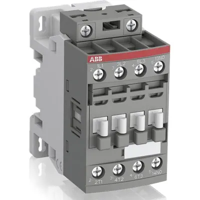 Contactor 3 poli 9A 24V..60V AC, 20V..60V DC AF09-30-10-11, contact auxiliar 1xNO ABB 1SBL137001R1110