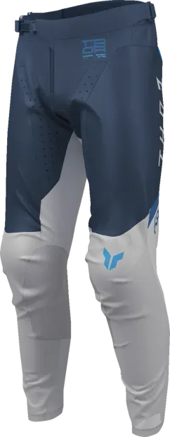Pantaloni atv cross Thor Launchmode Air Raptor, culoare bleumarin alb, marime 40