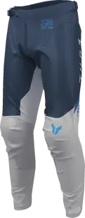 Pantaloni atv cross Thor Launchmode Air Raptor, culoare bleumarin alb, marime 40