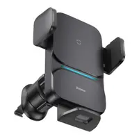 Incarcator Auto Wireless Baseus Wisdom Vent, 15W, 1.67A, Negru CGZX000001