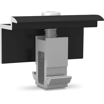 Set de prindere Dome End Clamp K2 Systems 2002610, negru, 30 mm - 50 mm
