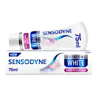 Pasta de dinti pentru albire Clinical White Stain Protector, 75ml, Sensodyne