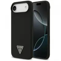 Husa MagSafe pentru Apple iPhone 17 Air, Guess, Triangle Logo, Neagra
