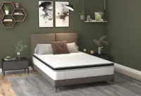 Saltea cu arcuri SomnART FERMO 90x200, înălțime 30 cm, superortopedica, husă matlasată, duritate ferma