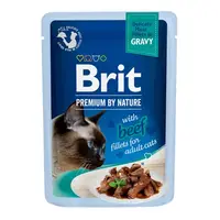 Brit Cat Delicate Beef in Gravy, 85 g