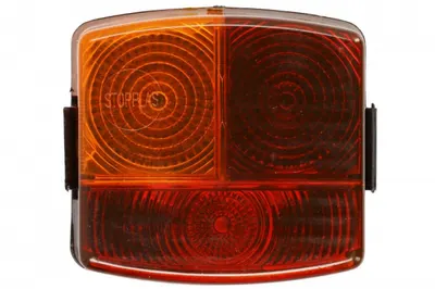 Stop spate stanga (P21W R10W, 12V, cu intermitent, cu stop, lumina de parcare, cu iluminare placuta) potrivit DEUTZ FAHR D 10006, D 10006 A, D 13006, D 2506, D 2807, D 3006, D 3006 P, D 3607, D 4006