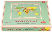 Puzzle Rex London - Hartă lumii, 1000 piese