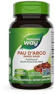 Pau D'Arco Inner Bark, 100 capsule, Nature's Way