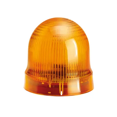 Sound-Light Pulsed Or Continuou Module. Ø62mm. Bulb Included, Orange, 24vac/dc (80db)
