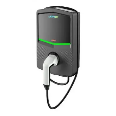 Statie de incarcare auto EV GWJ3014A, cu montaj pe perete, alimentare la 400V, putere maxima de incarcare 22kW, 5ml cablu Gewiss GWJ3014A