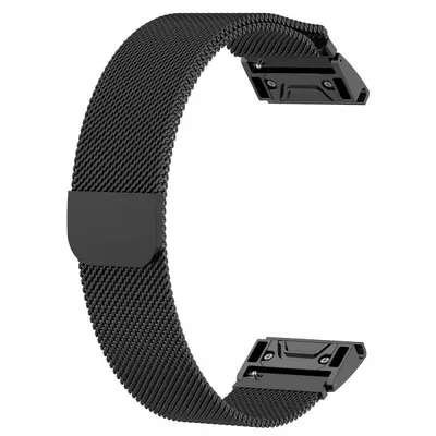 Curea Techsuit W009 pentru Garmin Watch Fenix / Forerunner Series, 22mm, Neagra