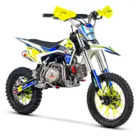 Motocicleta Enduro Cross Asix XB27 A1, 125cc, 4T, roti 14 12 , pornire electromotor, culoare albastru lemon