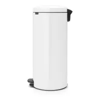 Coș de gunoi alb cu pedală din oțel 30 l NewIcon – Brabantia
