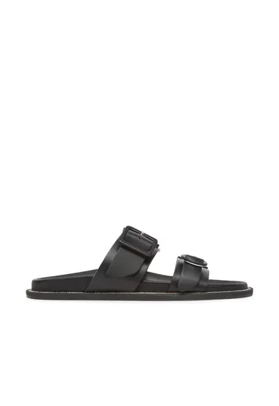 Slapi dama - SA28172C0MTCS000 - Piele naturala - Negru