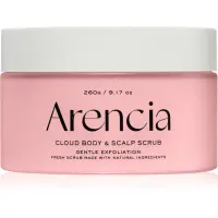 Arencia Fresh Cloud Lavender & Pear exfoliant delicat pentru corp de par si de corp 260 g