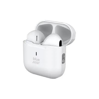 Căști Wireless BLUE STAR TWS Nova Fi5, Bluetooth 5.3, USB-C, Autonomie 5h, Alb Engros