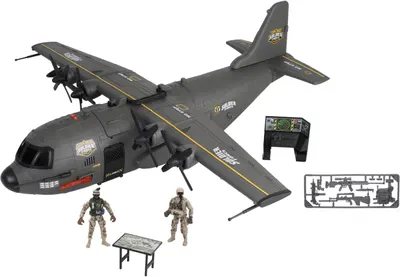 Avion militare Chap mei Soldier Force - Hercules Cargo, cu sunete și lumini
