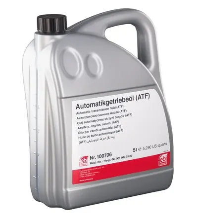 Ulei cutie viteze automata FEBI BILSTEIN 100706, albastru, volum 5 litri 5L
