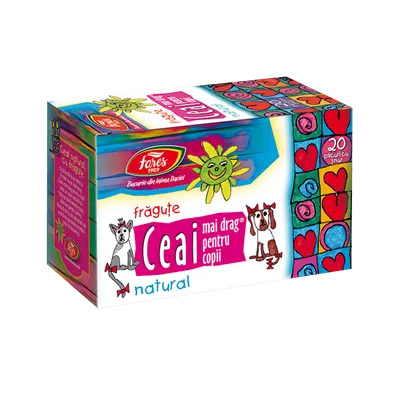 Ceai mai drag pentru copii cu Vitamina C, 20 plicuri, Fares