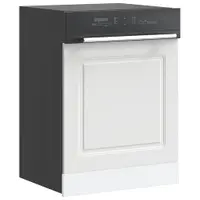 vidaXL Panou pentru mașină de spălat vase Kalmar alb 60x1,5x57 cm lemn de prelucrare