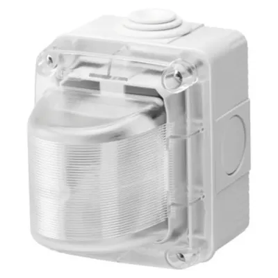 Indicator Lamps - 15w - 230v - Transparent Diffusor - Ip55 - Grey Ral 7035