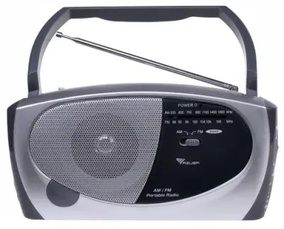Radio Portabil Azusa URZ2038 (Argintiu)