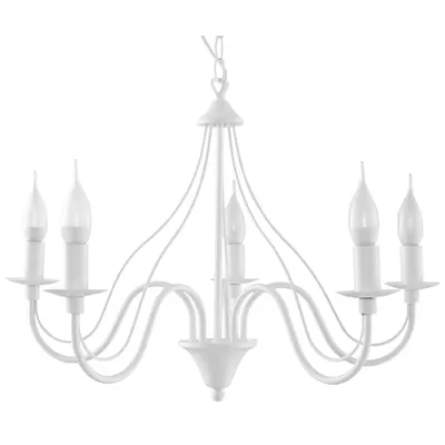 Candelabru MINERWA 5 alb