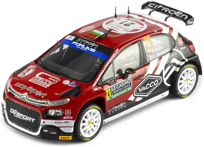 Model de colecție IXO Curse: Mașini - Citroen C3 Rally2 Monte Carlo Rally, #21, N.Gryazin / K.Aleksandrov (2024)