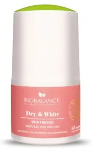 Biobalance Deodorant roll-on Dry & White, 50 ml
