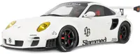 Model colecționar GT Spirit Modern: Automobile - Porsche 911 (997) Turbo LB-Works, White, 2024