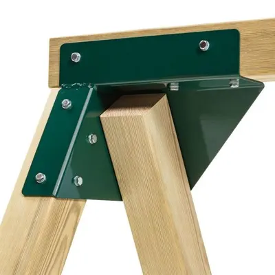 Coltar universal pentru construirea leaganelor, din otel, pentru grinzi patrate de 7-12.5 cm, KBT 827.020.002.001