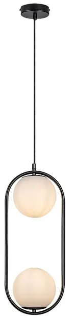 Pendel Rabalux - Ghita 72029, IP20, 230V, E27, 2 x 20W, negru