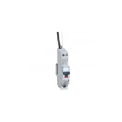 Siguranta automata cu protectie diferentiala 10000 cu negru neutral lead - 1P 230 V~ - 16 A - 30 mA - tip A - C curba