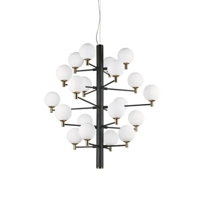 Corp de iluminat suspendat, lustra COPERNICO SP20 NERO