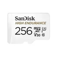 Card de memorie SanDisk 256GB High Endurance Video cu Adaptor, microSDXC, Class 10, V30, UHS-I U3 - Default Title