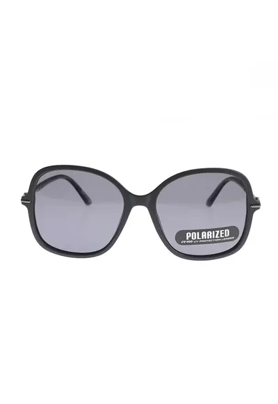 Ochelari de soare eleganti cu design rotund si accente metalice