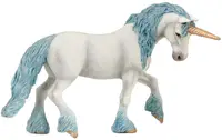 Figurina Papo The Enchanted World – Unicorc cu coama albastra