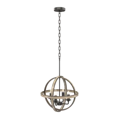 Tino Candelabru 4xe14 Mat Negru/alb