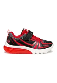 Pantofi sport cu velcro Light-Up Marvel - Rosu/Negru stins/Alb murdar