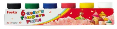 Tempera Foska - 6 culori, 22 ml