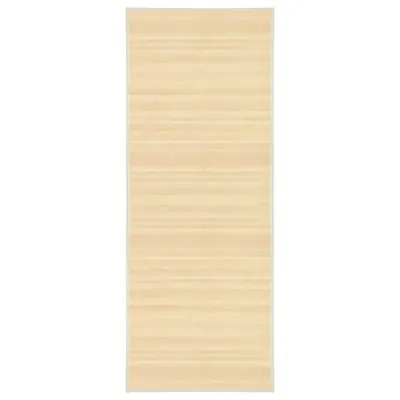 vidaXL Covor din bambus, natural, 80 x 200 cm