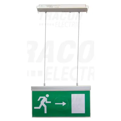 CIL de sig-evacuare cu LED, cu pictograme autoadezive EXIT-03-J 230V, 50Hz, 18×LED, 3h, 3,6V / 900mAh, Ni-Cd