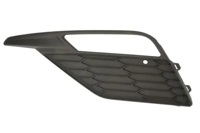 Grila bara Dreapta FR, cu locas proiector, plastic, negru potrivit SEAT LEON, LEON SC, LEON ST, LEON ST/combi 2012-2020 dupa 2016