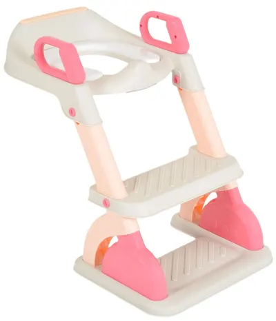 Adaptor cu scara de toaletă Cangaroo - Murray, roz