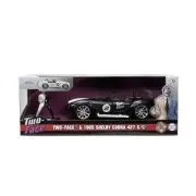 Jada Batman Set Figurina Two Face si Masinuta Metalica Shelby Cobra 427 Scara 1: 32