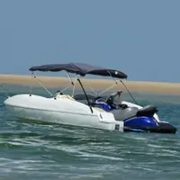 Gossi parasolar bimini 4 arcuri pereti din plasa 243x(185-198)x137 cm