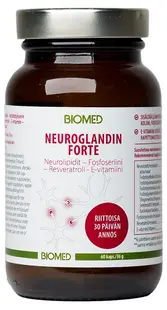 Neuroglandin Forte Pentru funcția nervoasă și cerebrală, 60 capsule, Biomed