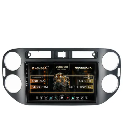 Navigatie Volkswagen Tiguan (2010-2016), Android, A-Octacore 4GB RAM + 64GB ROM, 9 Inch - AD-BGA9004+AD-BGRKIT035-1016