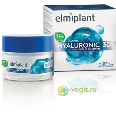 Crema Antirid de Noapte Hyaluronic 3D 50ml